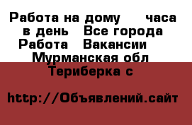 Работа на дому 2-3 часа в день - Все города Работа » Вакансии   . Мурманская обл.,Териберка с.